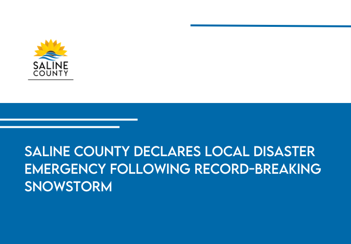 Saline County Declares Local Disaster Emergency Following Record-Breaking Snowstorm - News Image